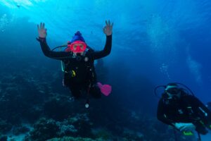 Plongeur avancé en eau libre