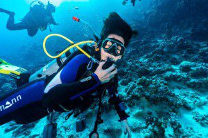 Tauchen im offenen Wasser