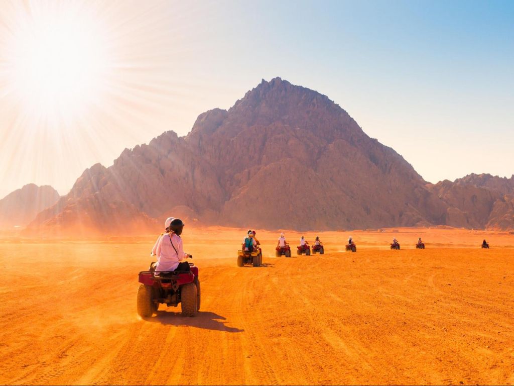 Sunset Desert Safari Trip By Quad Bike from Marsa Alam