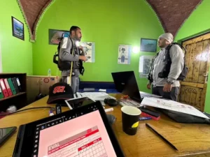 ITC instructor explaining course materials during SSI Open Water Instructor training at Deep South Divers Marsa Alam