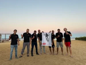 Newly certified SSI Open Water Instructor after completing the course with Deep South Divers in Marsa Alam